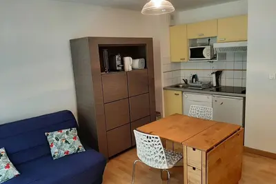 Image de Appartement pour 4-6 pers, proche centre, parking privé, casier à ski
