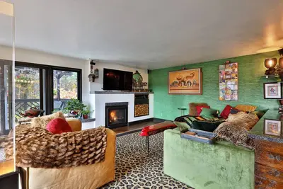 Image de The Green House: Killington's Most Unique Ski Home. Close to Resort. Hot Tub. Upper Unit