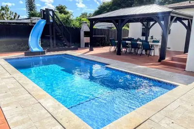 Image de Magnolia House Miami - Heated Pool with Water Slide, Bbq & Gazebo