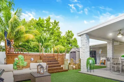 Image de Miami Oasis Near to airport/Bbq/Heated Pool/Court