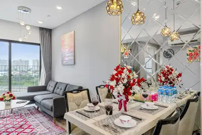 Image de Cozy 2 bedrooms condo in T1 Masteri Thao Dien