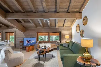 Image de Charmant appartement Megève avec balcon, sauna et hammam