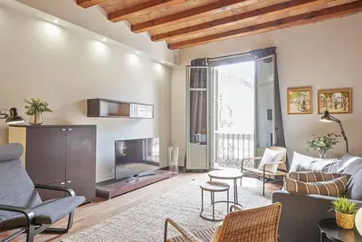 Image de Lumineux appartement récemment rénové à Gràcia, idéal pour les familles