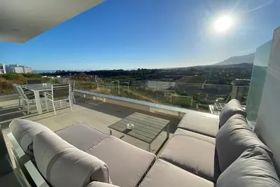 Image de All Comfort, Superb View, large Terrace Los Flamingos Ideal families