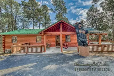 Image de Lincoln Log Cabin w/ Hot Tub, outdoor pizza oven & Pet Friendly