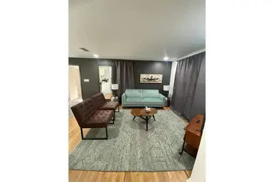 Image de Cozy place with work space.