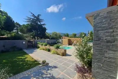 Image de Belle villa avec piscine vue montagne Ă Argeles/mer