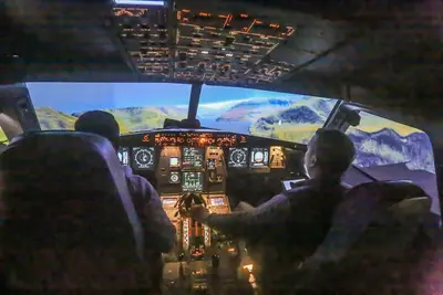Image de Airbus A320 airline simulator