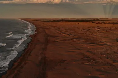 Image de \"La anita\" beach house facing the sea.