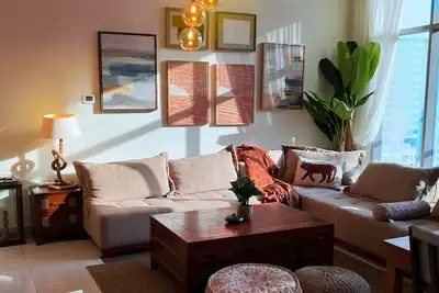 Image de Lovely 3 bedrooms Boho-Style next to beach