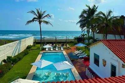 Image de Huge Beachfront Gated Hacienda w/ Casita, Pool sleeps 18 Vrbo Rated #1