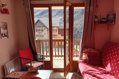 Image de Joli appart. 1 chambre séparée, parking privé couvert, 50 m départ pistes/randos