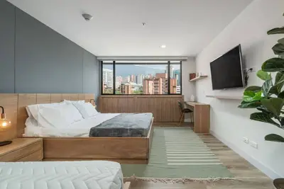 Image de Go Living 908 · Modern Loft in El Poblado w/ Ac, Gym and Cowork