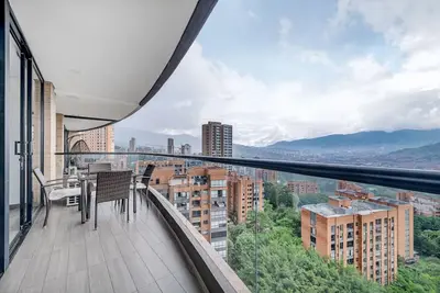 Image de Class Suites 1602 · 2br Penthouse-El Poblado with City View 16th floor