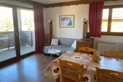 Image de Appartement cosy 4 pers, balcon, parking gratuit, proche pistes