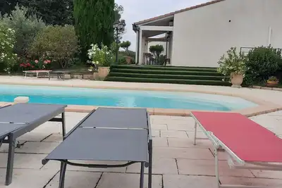 Image de Villa L'Estel en campagne avec piscine privée à 10 mn d'Arles