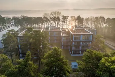 Image de My Marina apartment with pool and sauna by the lake