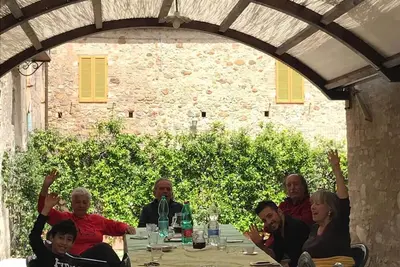 Image de Montaperti is a characteristic 19th century Tuscan villa