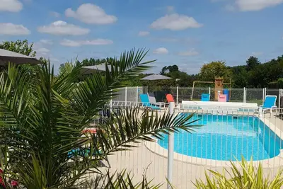 Our 2 beautiful gites combined for a unique space for larger families and groups