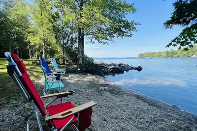 Image de Year Round Private Waterfront Camp with Your Own Sandy Beach on East Grand Lake!