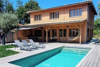 Image de Family Wooden House 10min From Contis Plage
