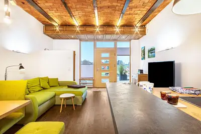 Image de Appartement de vacances accessible \"Käserei\" avec terrasse privée et Wi-Fi.