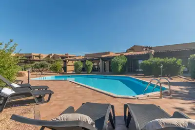 Image de Bel appartement dans une maison de vacances avec piscine, Wifi, Tv, animaux admis et parking