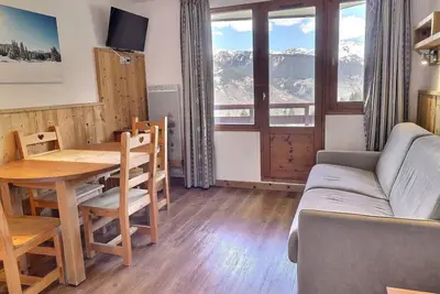 Appartement 2 Pièces pour 4 Personnes avec Balcon - Résidence Le Grand Bois A, La Tania