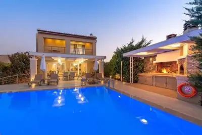 Image de Maison de vacances Chersonissos pour 1 - 8 personnes avec 4 chambres à coucher - Maison de vacances