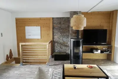 Mountain house 100 m², two bedrooms, with garden