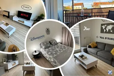 Image de The Meaux' sleeps. T2. Parking / Wifi - Near Disney / Paris