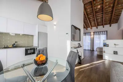 Beautiful renovated studio penthouse