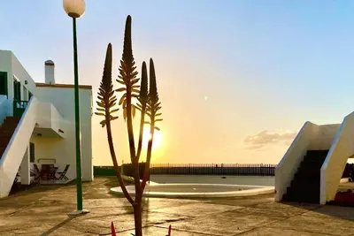 Image de Appartement de vacances El Cotillo pour 1 - 5 personnes avec 1 chambre Ă coucher - Maison mitoyenne