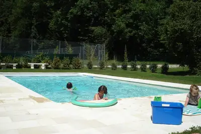 Gîte de charme avec piscine dans le parc homologué jardin remarquable