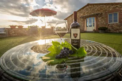 Image de La Principessa Tuscan farmhouse with pool on wine road of Montecarlo-Lucca