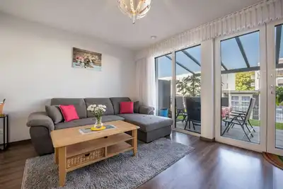 Image de Maison de vacances \"Lübeck Buntekuh\" avec jardin, balcon et climatisation