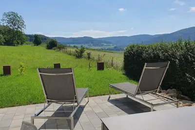 Image de \"Little time out\" - fantastic view of the Franconian countryside - ideal for bikers.