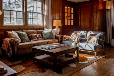 Image de Cozy Winter Cabin - Peaceful Retreat 5min from Ski