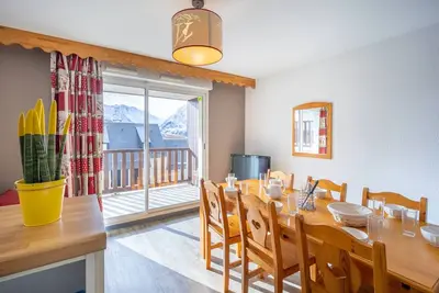 Image de Appartement 8 pers. à Peyragudes, balcon, parking gratuit, près des pistes, animaux acceptés