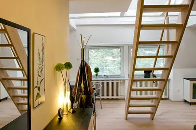 Image de open-plan gallery apartment on the 1st and 2nd floor