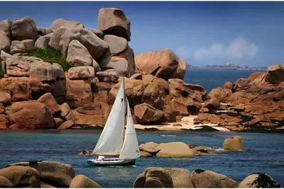 Studio n°2 - Gd appartement - Perros-Guirec - Port de Ploumanac'h.