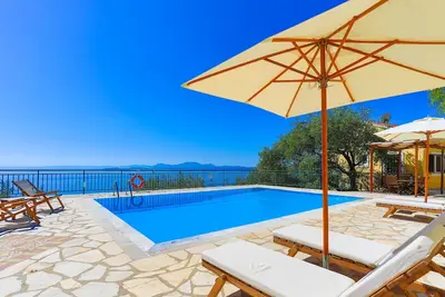 Image de Viilla Ilios: Superb sceneries and views, private pool, WiFi, A/C