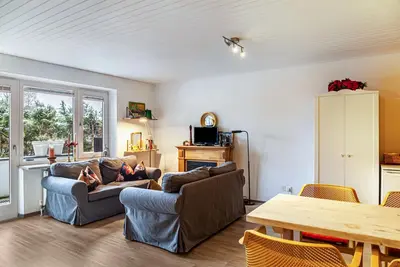 Appartement \"Haus Excelsior Top 2\" avec vue sur les montagnes, balcon et Wi-Fi.