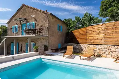 Image de Rustic Villa Katarina Klimno with a pool