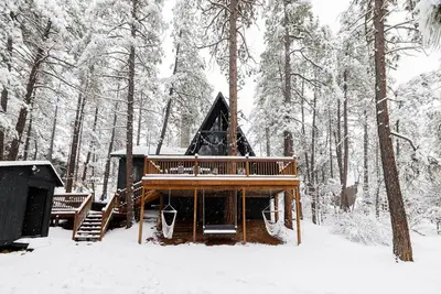 Image de Pet-Friendly Pine Cabin w\/ Hot Tub & Fire Pit!