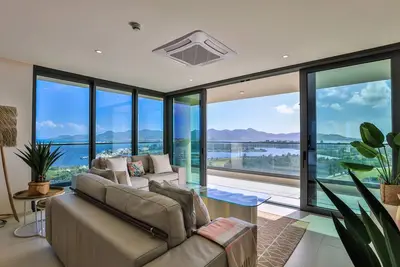 Image de A-1703 Superbe deux chambres surplombant la plage de Mullet Bay