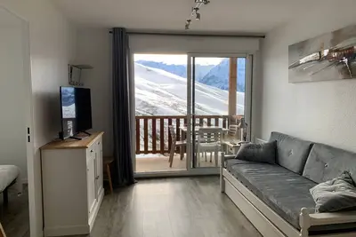 Image de Appartement cosy T2 à Peyragudes pour 6 pers, proche pistes, navette gratuite, accès Spassio inclus