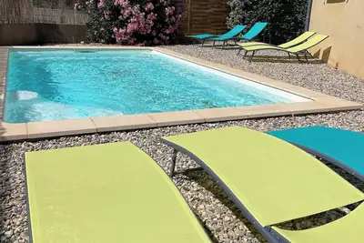 Image de Villa climatisée, piscine privée à 100m du départ de l’ascension du Mont-Ventoux