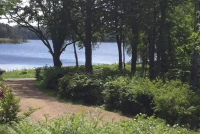 Lake view from newly built house