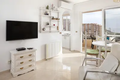 Image de Appartement \"Apartamento Terraza al mar A08\" avec vue sur la mer, terrasse privée et Wi-Fi